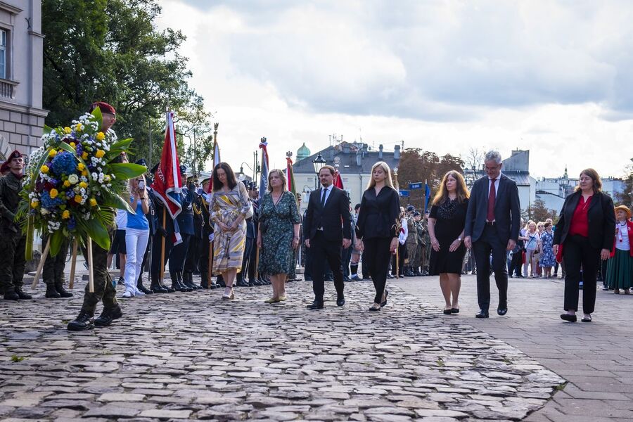Kraków. Uroczystości w 84. rocznicę agresji Związku Sowieckiego na Polskę. Fot. Agnieszka Masłowska (IPN)
