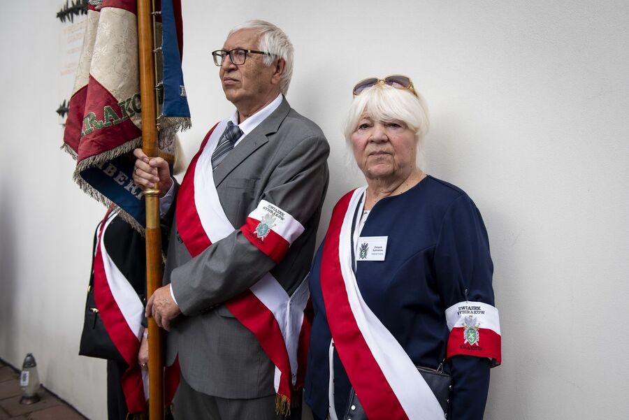 Kraków. Uroczystości w 84. rocznicę agresji Związku Sowieckiego na Polskę. Fot. Agnieszka Masłowska (IPN)