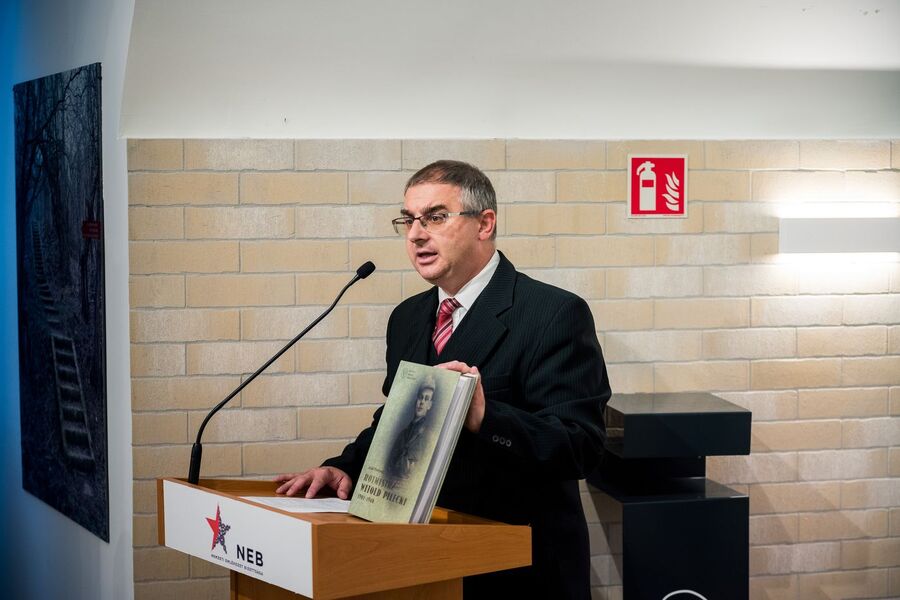 Prezentacja albumu o rtm. Pileckim w Budapeszcie. Fot. NEB