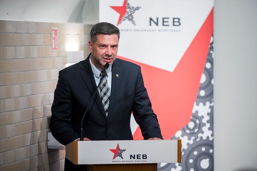 Prezentacja albumu o rtm. Pileckim w Budapeszcie. Fot. NEB