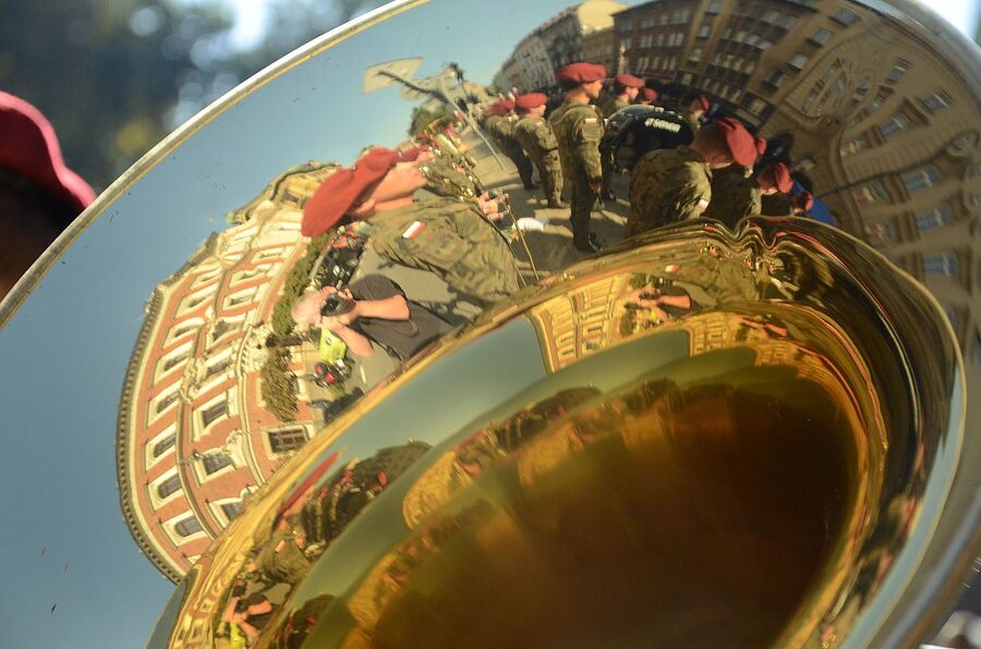 Krakowska uroczystość z okazji Dnia Polskiego Państwa Podziemnego. Fot. Janusz Ślęzak (IPN)