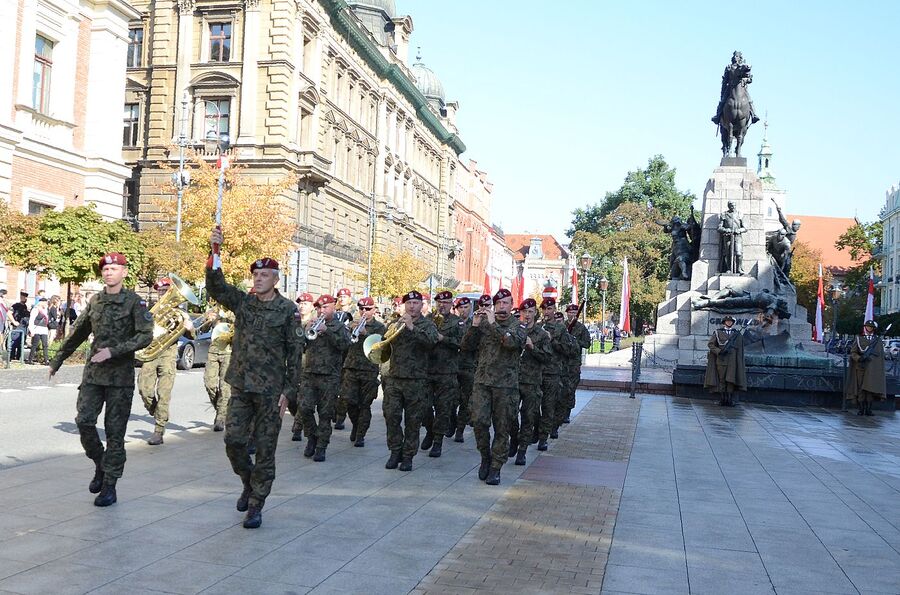 Krakowska uroczystość z okazji Dnia Polskiego Państwa Podziemnego. Fot. Janusz Ślęzak (IPN)