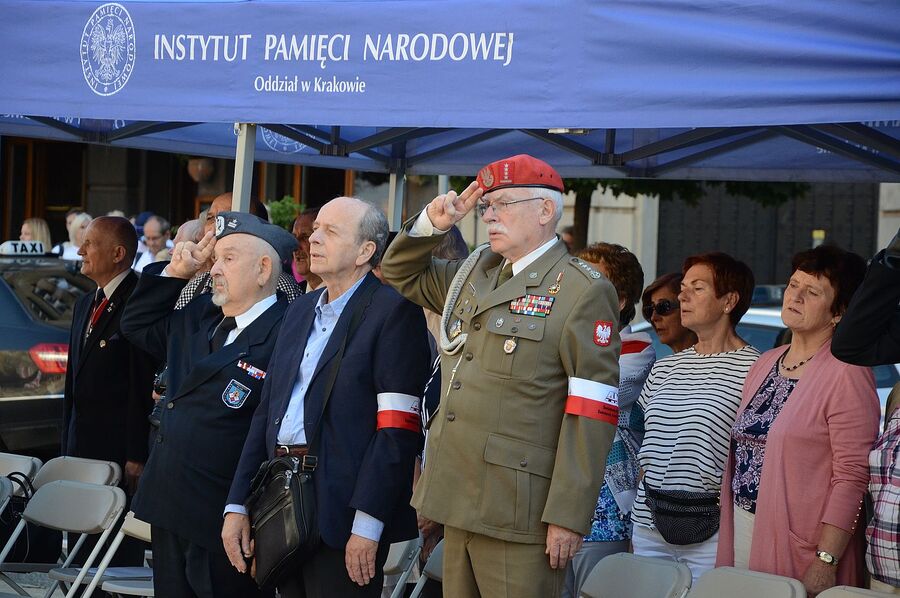 Krakowska uroczystość z okazji Dnia Polskiego Państwa Podziemnego. Fot. Janusz Ślęzak (IPN)