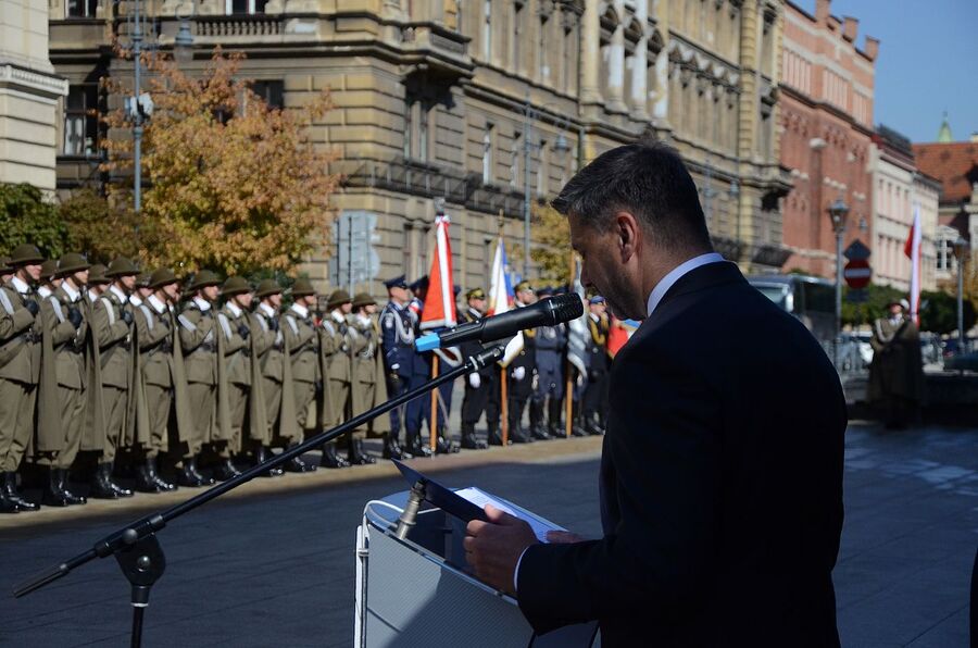 Krakowska uroczystość z okazji Dnia Polskiego Państwa Podziemnego. Fot. Janusz Ślęzak (IPN)
