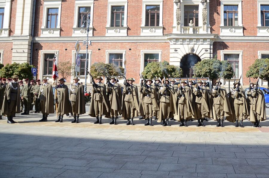 Krakowska uroczystość z okazji Dnia Polskiego Państwa Podziemnego. Fot. Janusz Ślęzak (IPN)