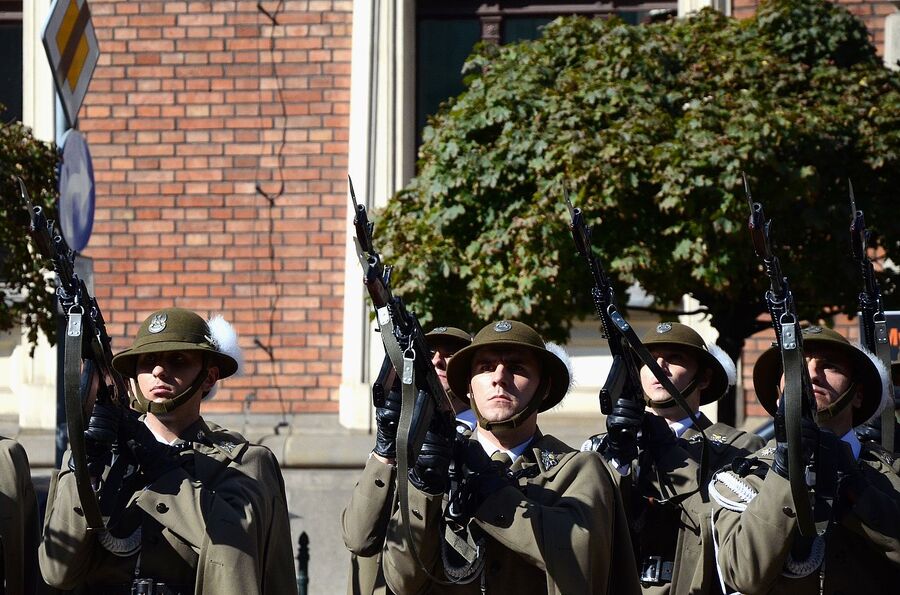 Krakowska uroczystość z okazji Dnia Polskiego Państwa Podziemnego. Fot. Janusz Ślęzak (IPN)