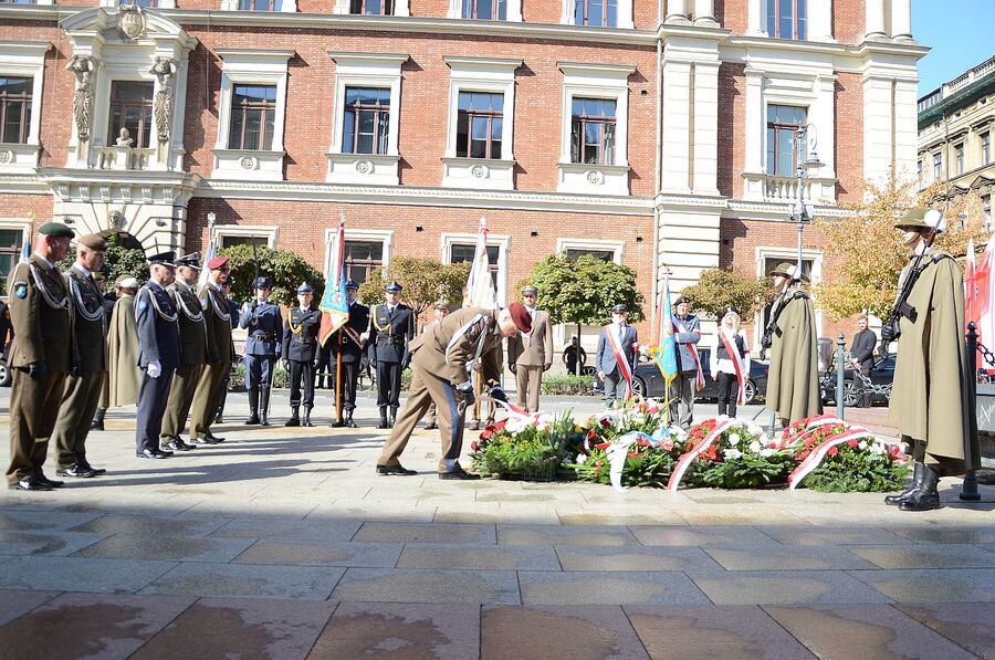 Krakowska uroczystość z okazji Dnia Polskiego Państwa Podziemnego. Fot. Janusz Ślęzak (IPN)
