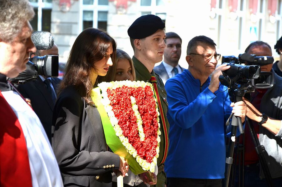 W Nowym Sączu odsłonięto tablicę upamiętniającą ppłk. Mariana Chodackiego. Fot. Janusz Ślęzak (IPN)