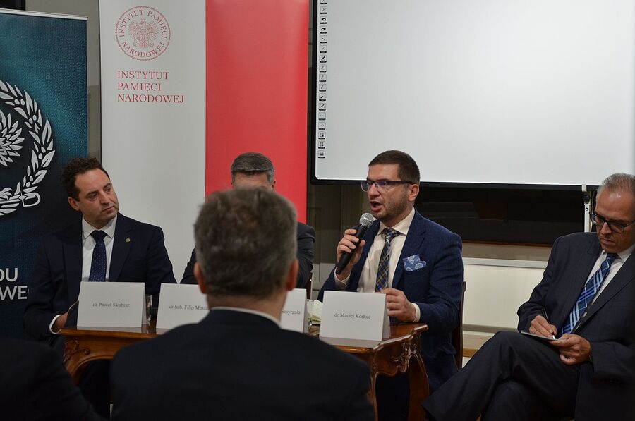 W Nowym Sączu odsłonięto tablicę upamiętniającą ppłk. Mariana Chodackiego. Fot. Janusz Ślęzak (IPN)