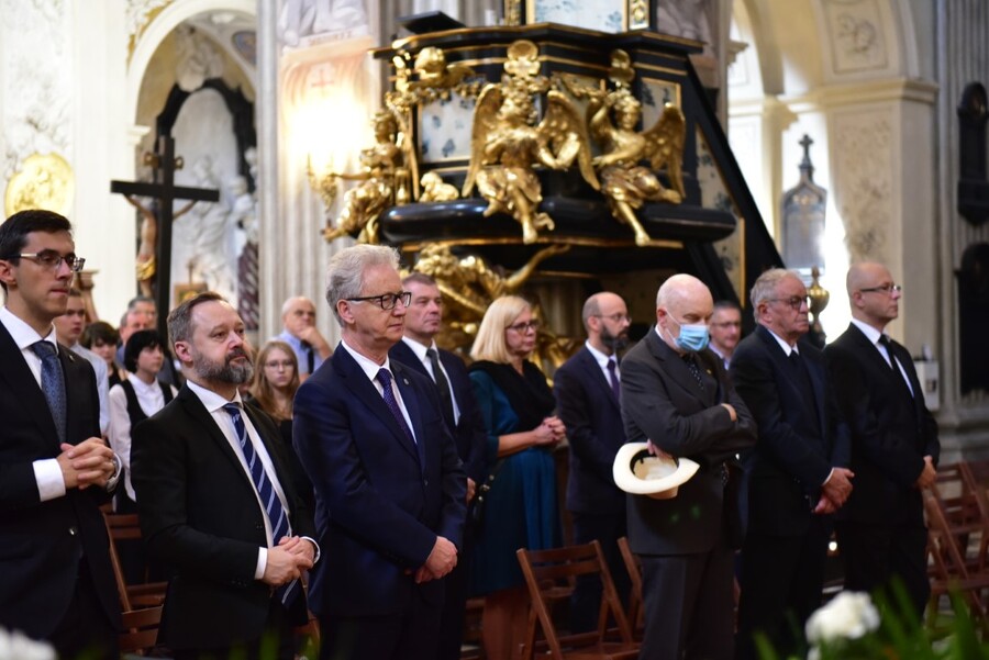 Kraków. Powtórny pochówek prof. Aleksandra Brücknera. Fot. Żaneta Wierzgacz (IPN)