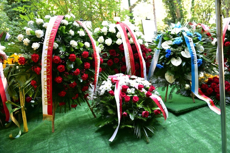 Kraków. Powtórny pochówek prof. Aleksandra Brücknera. Fot. Żaneta Wierzgacz (IPN)