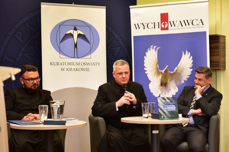 Inauguracja małopolskiego konkursu „Młody dokumentalista 2023/2024”. Fot. Żaneta Wierzgacz (IPN)