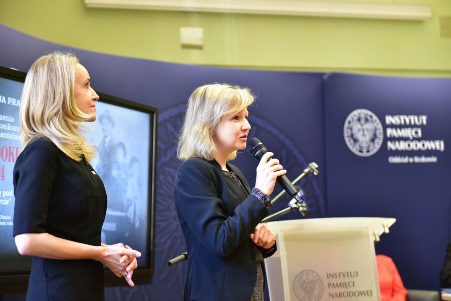 Inauguracja małopolskiego konkursu „Młody dokumentalista 2023/2024”. Fot. Żaneta Wierzgacz (IPN)