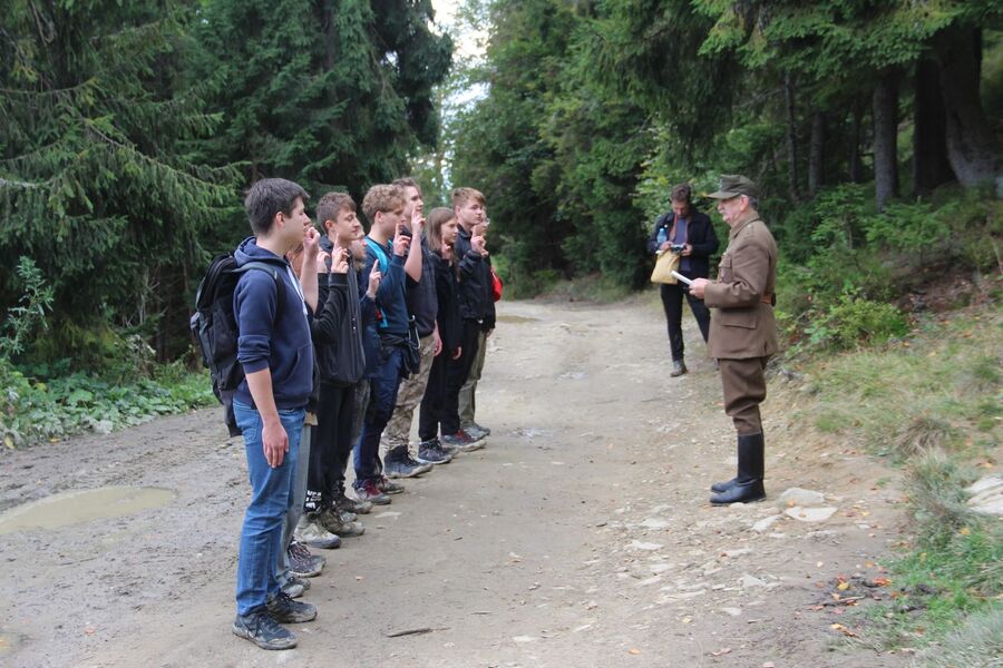 XVIII Rajd Szlakami Żołnierzy Wyklętych mjr. Józefa Kurasia „Ognia”. Fot. IPN