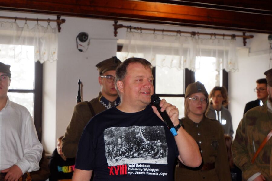 XVIII Rajd Szlakami Żołnierzy Wyklętych mjr. Józefa Kurasia „Ognia”. Fot. IPN