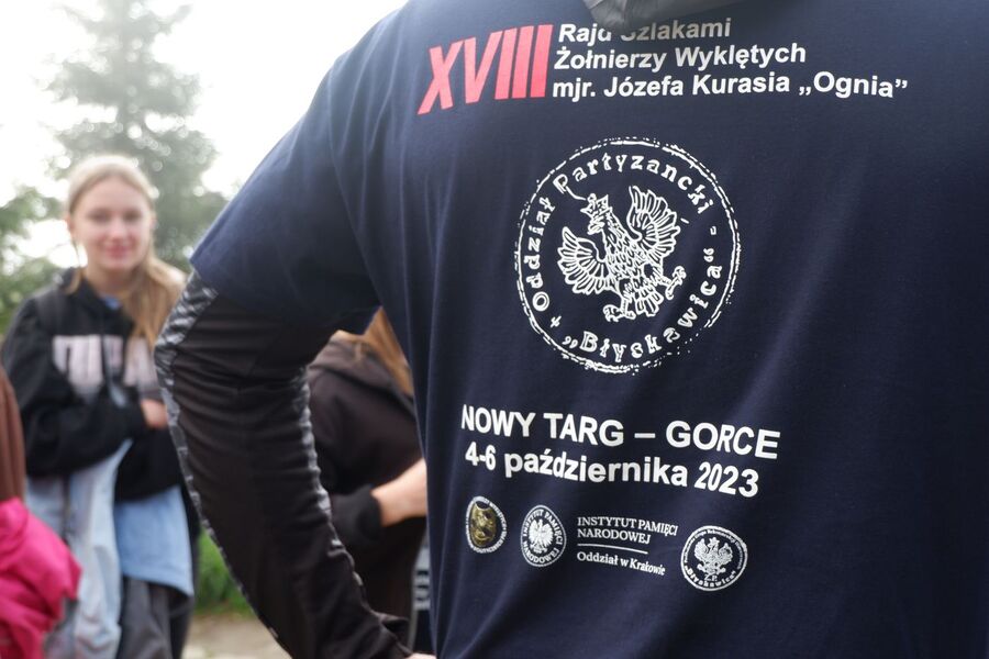 XVIII Rajd Szlakami Żołnierzy Wyklętych mjr. Józefa Kurasia „Ognia”. Fot. IPN