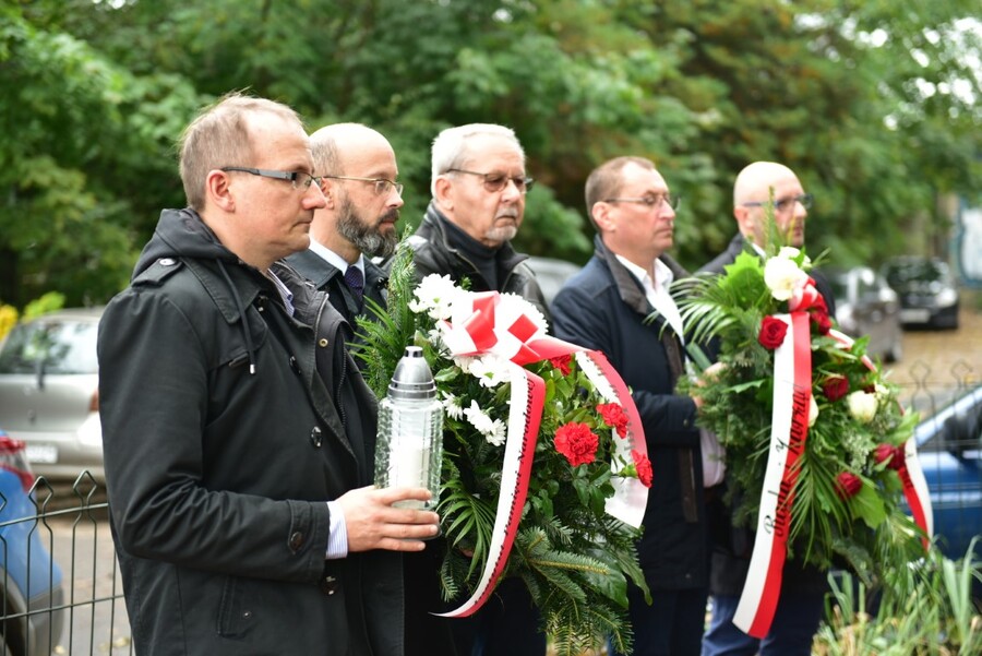 Rocznica egzekucji publicznych dokonanych przez Niemców w Krowodrzy. Fot. Żaneta Wierzgacz (IPN)