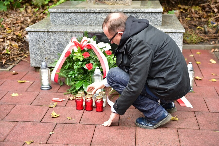 Rocznica egzekucji publicznych dokonanych przez Niemców w Krowodrzy. Fot. Żaneta Wierzgacz (IPN)