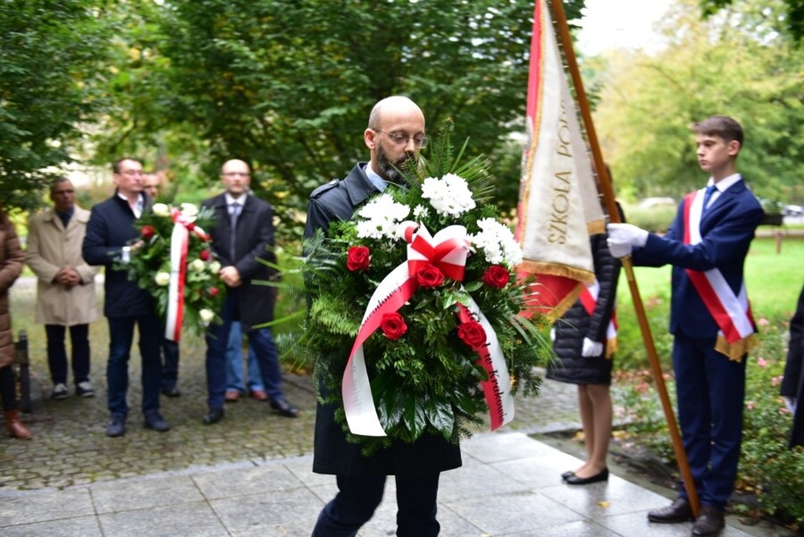 Rocznica egzekucji publicznych dokonanych przez Niemców w Krowodrzy. Fot. Żaneta Wierzgacz (IPN)