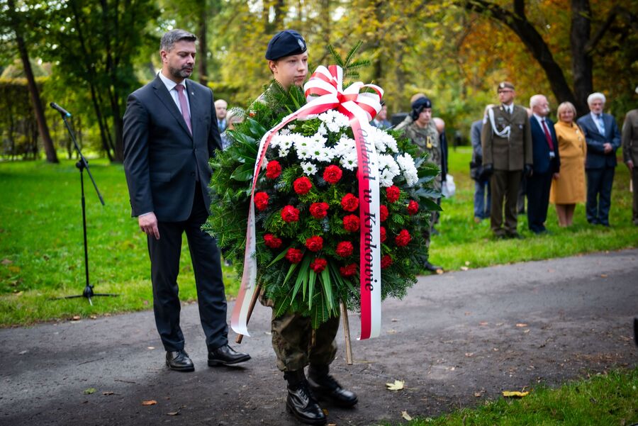 Uroczystości w 60. rocznicę śmierci Józefa Franczaka „Lalusia”. Fot. Agnieszka Masłowska (IPN)