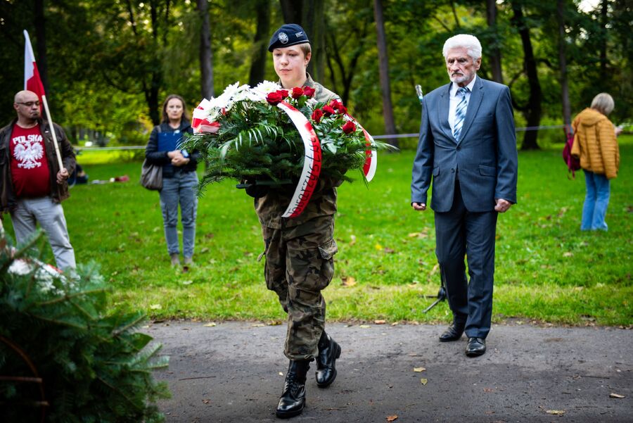 Uroczystości w 60. rocznicę śmierci Józefa Franczaka „Lalusia”. Fot. Agnieszka Masłowska (IPN)