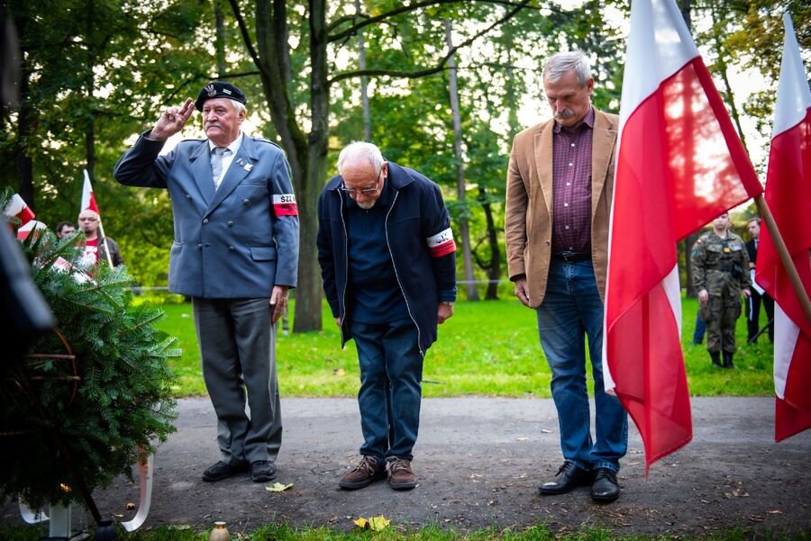 Uroczystości w 60. rocznicę śmierci Józefa Franczaka „Lalusia”. Fot. Agnieszka Masłowska (IPN)