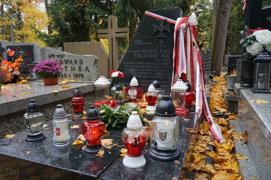 Kwiaty na Powązkach