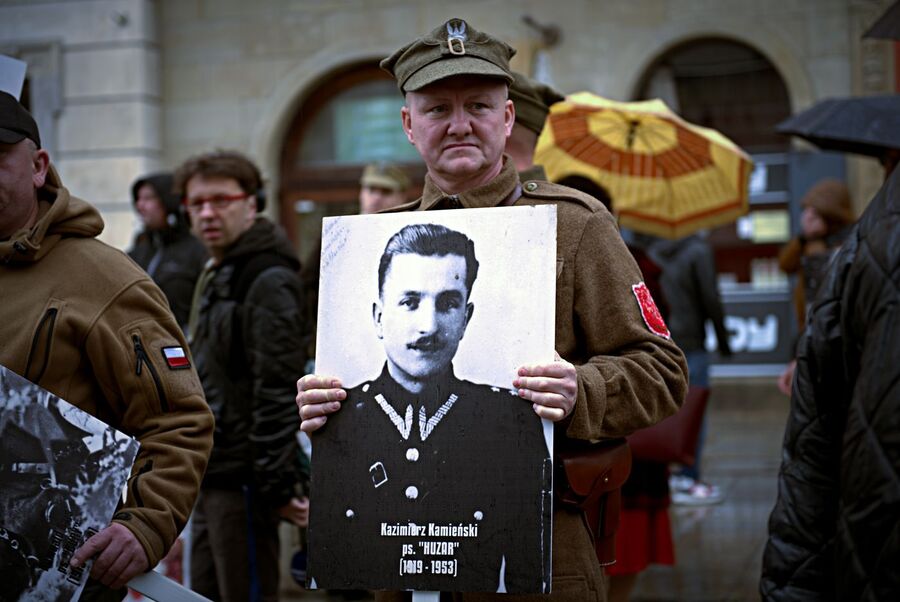 X Krakowskie Zaduszki za Żołnierzy Wyklętych – Niezłomnych. Fot. Agnieszka Masłowska (IPN)