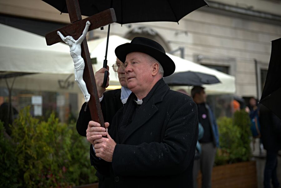 X Krakowskie Zaduszki za Żołnierzy Wyklętych – Niezłomnych. Fot. Agnieszka Masłowska (IPN)