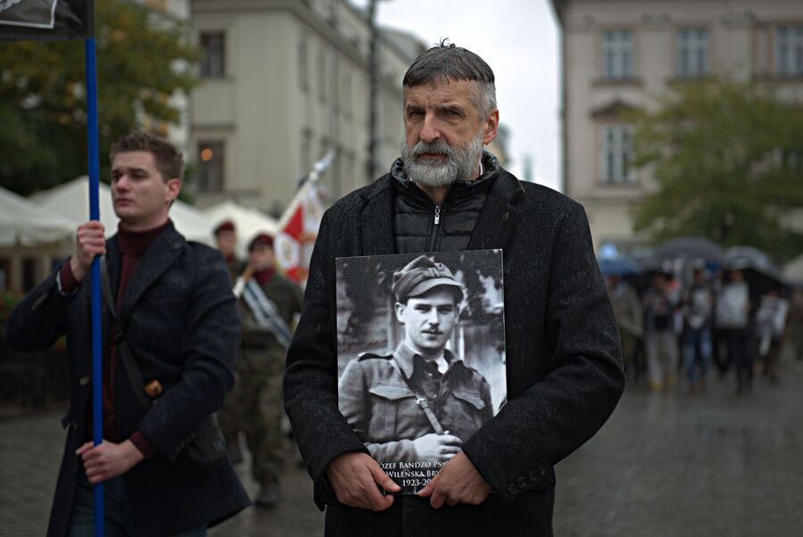 X Krakowskie Zaduszki za Żołnierzy Wyklętych – Niezłomnych. Fot. Agnieszka Masłowska (IPN)