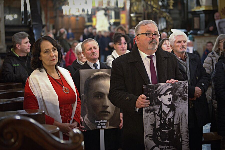X Krakowskie Zaduszki za Żołnierzy Wyklętych – Niezłomnych. Fot. Agnieszka Masłowska (IPN)