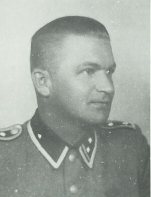 SS-Sturmscharführer Richard Arno Sehmisch, od połowy 1943 r. szef zakopiańskiego Komisariatu Policji Granicznej. Fot. ze zbiorów IPN