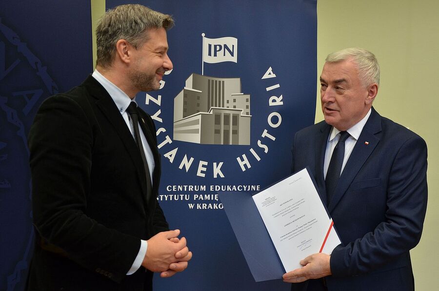 Posiedzenie Komitetu Ochrony Pamięci Walk i Męczeństwa przy Oddziale IPN w Krakowie. Fot. Janusz Ślęzak (IPN)