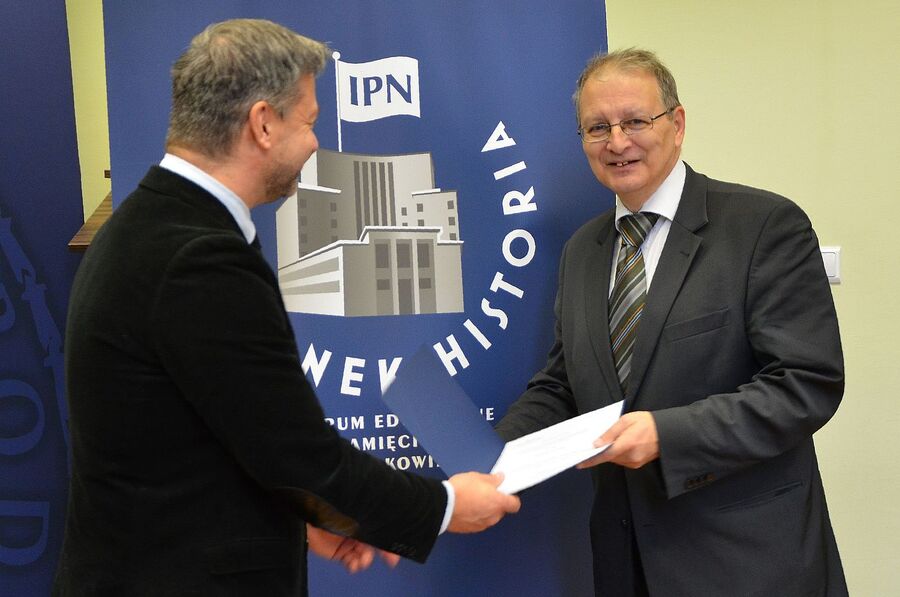 Posiedzenie Komitetu Ochrony Pamięci Walk i Męczeństwa przy Oddziale IPN w Krakowie. Fot. Janusz Ślęzak (IPN)