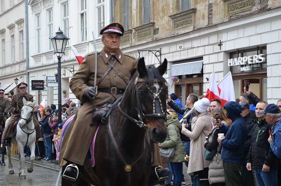 Narodowe Święto Niepodległości. Uroczystości w Krakowie. Fot. Janusz Ślęzak (IPN)
