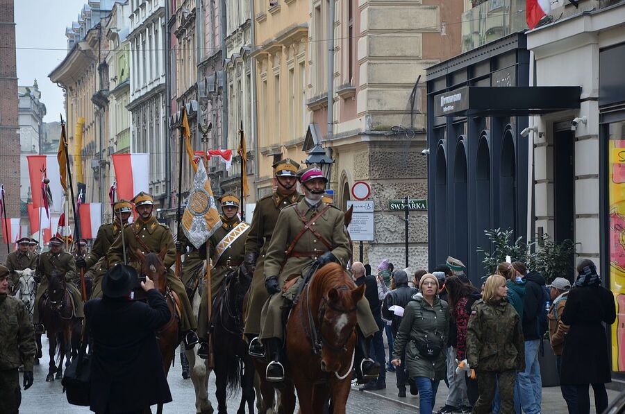 Narodowe Święto Niepodległości. Uroczystości w Krakowie. Fot. Janusz Ślęzak (IPN)
