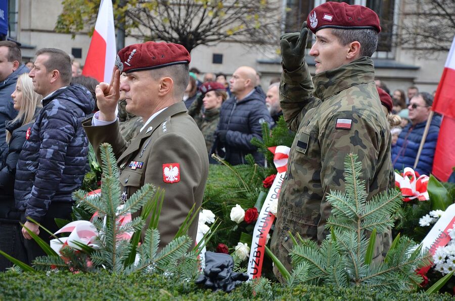 Narodowe Święto Niepodległości. Uroczystości w Krakowie. Fot. Janusz Ślęzak (IPN)