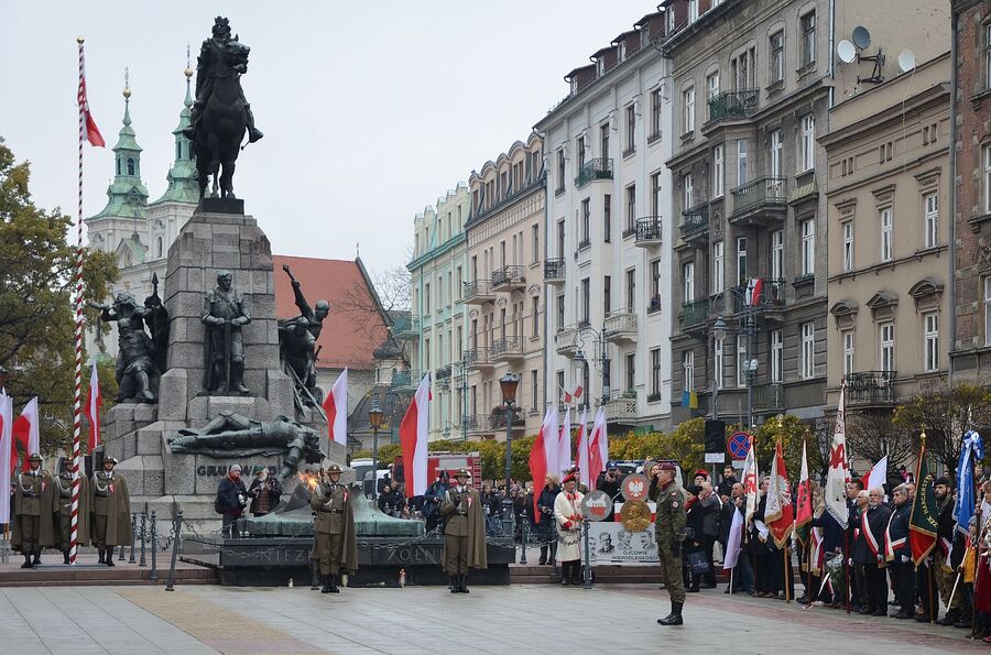 Narodowe Święto Niepodległości. Uroczystości w Krakowie. Fot. Janusz Ślęzak (IPN)