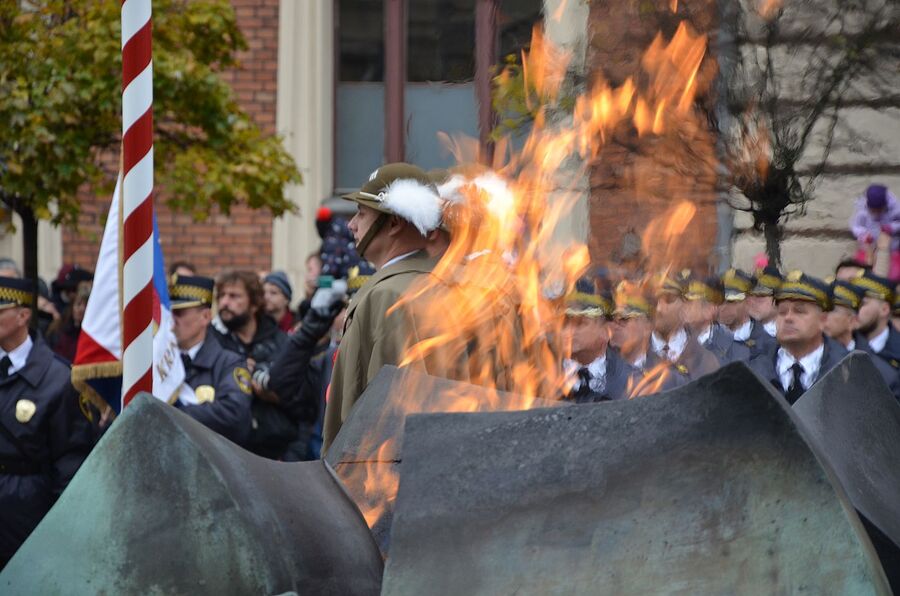 Narodowe Święto Niepodległości. Uroczystości w Krakowie. Fot. Janusz Ślęzak (IPN)