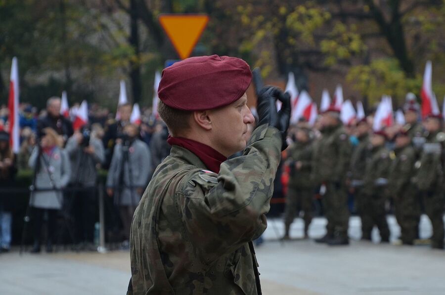 Narodowe Święto Niepodległości. Uroczystości w Krakowie. Fot. Janusz Ślęzak (IPN)