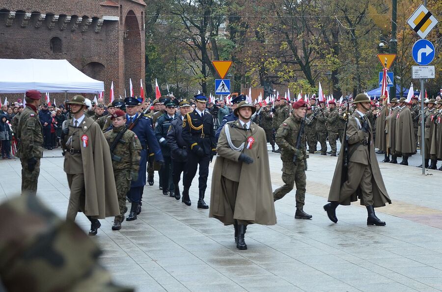 Narodowe Święto Niepodległości. Uroczystości w Krakowie. Fot. Janusz Ślęzak (IPN)