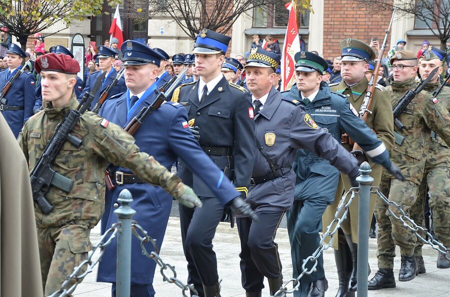 Narodowe Święto Niepodległości. Uroczystości w Krakowie. Fot. Janusz Ślęzak (IPN)