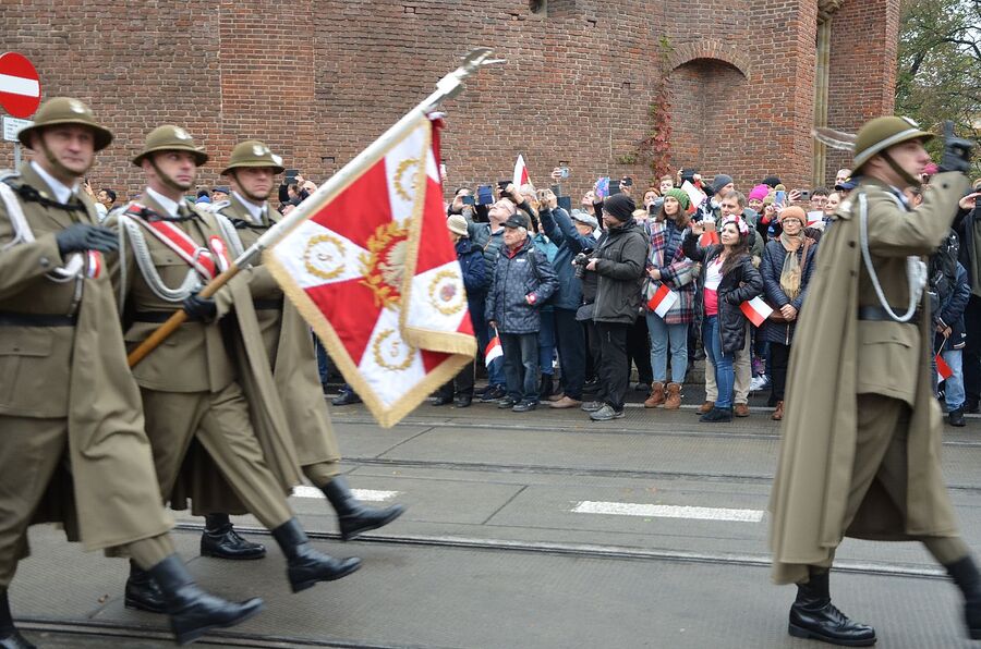 Narodowe Święto Niepodległości. Uroczystości w Krakowie. Fot. Janusz Ślęzak (IPN)
