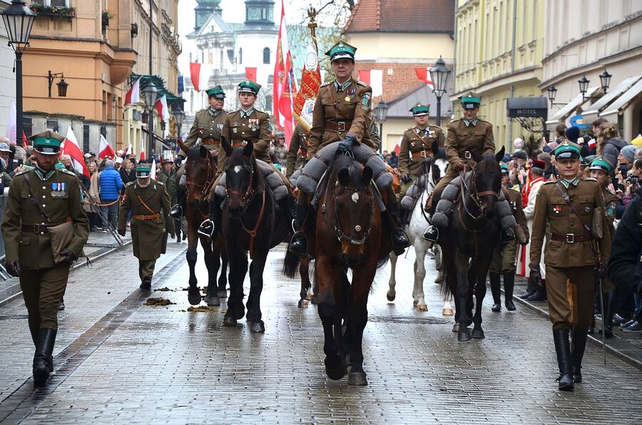 Narodowe Święto Niepodległości. Uroczystości w Krakowie. Fot. Janusz Ślęzak (IPN)