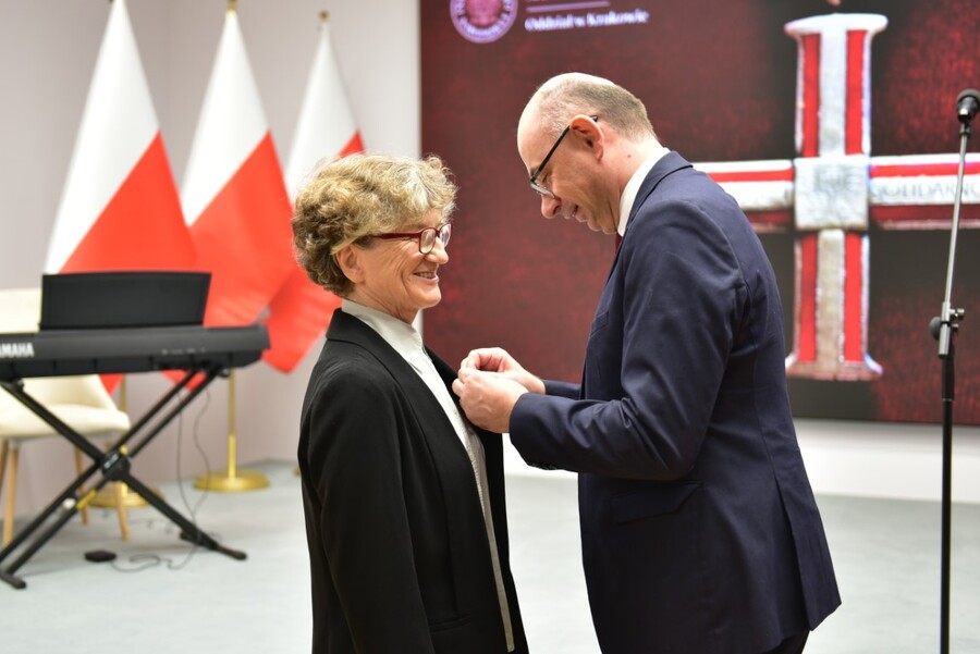 Uroczystość wręczenia Krzyży Wolności i Solidarności. Fot. Żaneta Wierzgacz (IPN)