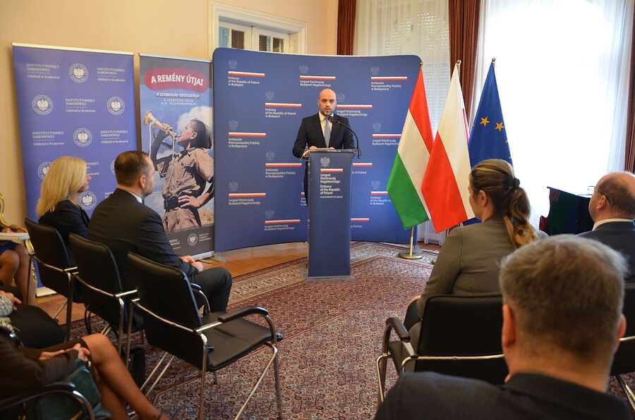 Inauguracja „Przystanku Historia” Budapeszt. Fot. Janusz Ślęzak (IPN)