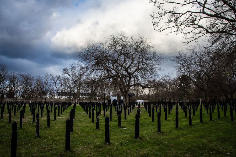 Delegacja krakowskiego oddziału IPN w Budapeszcie. Fot. Agnieszka Masłowska (IPN)