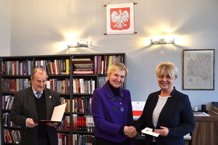 Wręczenie Krzyży WiN-u. Fot. Janusz Ślęzak (IPN)