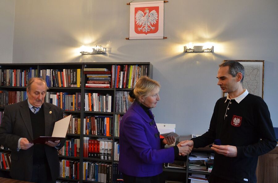 Wręczenie Krzyży WiN-u. Fot. Janusz Ślęzak (IPN)