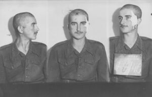 Ludwik Kłósko „Wigura”. Zdjęcie wykonane po aresztowaniu. Fot. ze zbiorów IPN